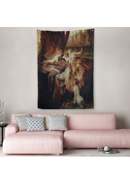 Ikarus Için Ağlayan Melekler Duvar Örtüsü-Halısı - Lament For ICARUS-6499