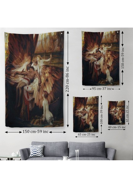 Ikarus Için Ağlayan Melekler Duvar Örtüsü-Halısı - Lament For ICARUS-6499 modelleri