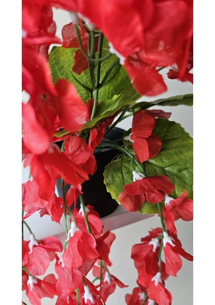 Saksıda Yapay Sarkan Bitki Ortanca 6 Dal 60 cm modelleri