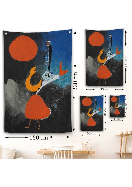 Pablo Picasso - Güneşin Önünde Kadın Duvar ÖRTÜSÜ-7298 fırsatları