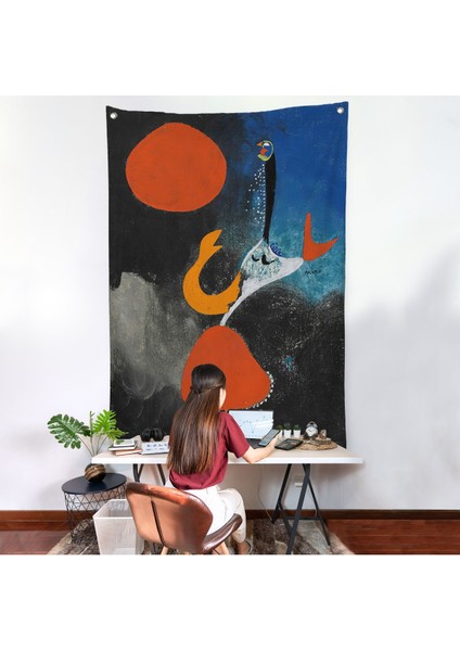 Pablo Picasso - Güneşin Önünde Kadın Duvar ÖRTÜSÜ-7298