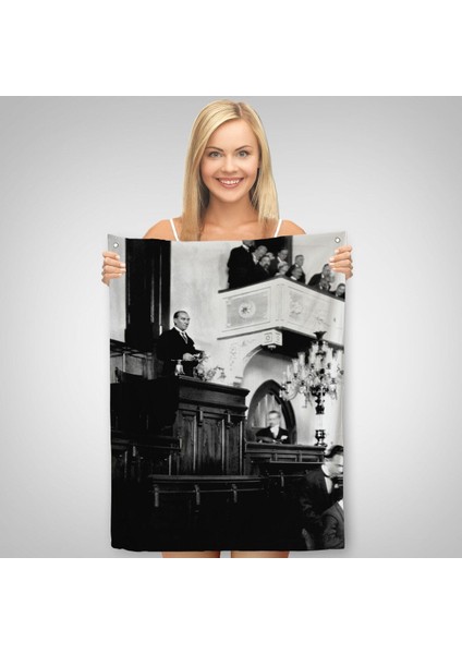 Atatürk 29 Ekim Meclis Konuşması Duvar ÖRTÜSÜ-HALISI-6467 fiyatları