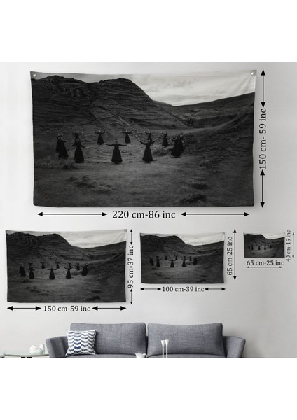 Rochester Cadılarının Pagan Ayini Duvar ÖRTÜSÜ-HALISI-6578 modelleri