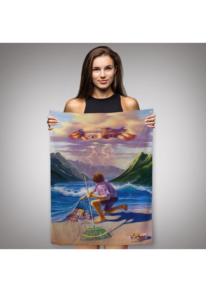 Çevre Temizliği Temalı Duvar Örtüsü - HALISI-6075 fiyatları