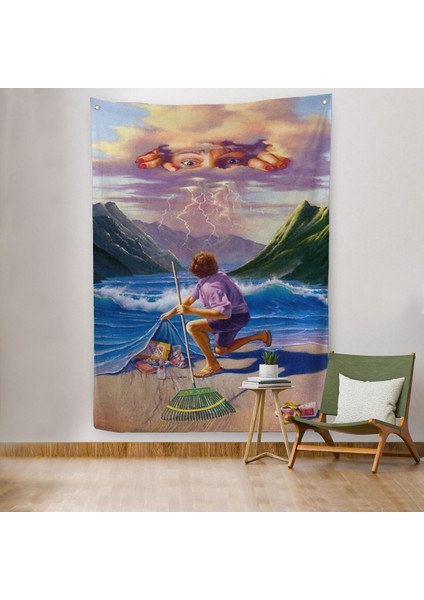 Çevre Temizliği Temalı Duvar Örtüsü - HALISI-6075