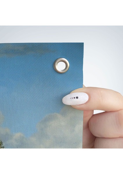 Duvar Örtüsü Köy Evi Manzaralı Kaliteli Kanvas Duvar HALISI-3986 indirimleri