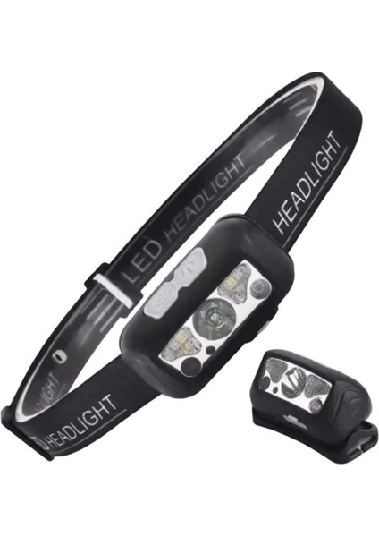 Sensörlü Şarjlı Type-C Şarj Işıklı Kafa Lambası Kamp Lambası modelleri