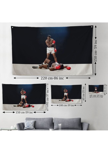 Muhammet Ali Kanvas Duvar ÖRTÜSÜ-HALISI-5074 modelleri