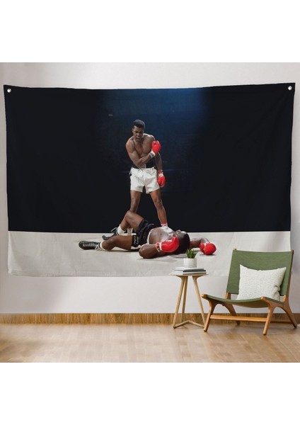 Muhammet Ali Kanvas Duvar ÖRTÜSÜ-HALISI-5074