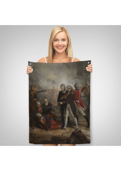 San Nicolas'ın St Vincent'ta Teslim Olması Reprodüksiyon Duvar Örtüsü - HALISI-6277 fiyatları