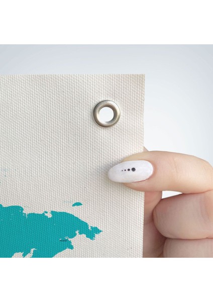 Dünya Haritası Dekoratif Kanvas Duvar Örtüsü-Halısı 1108 fırsatları