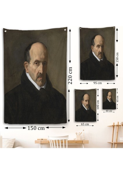 Velázquez - Şair Luis De Góngora Duvar ÖRTÜSÜ-7357 fırsatları