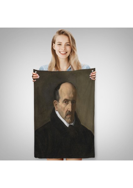 Velázquez - Şair Luis De Góngora Duvar ÖRTÜSÜ-7357