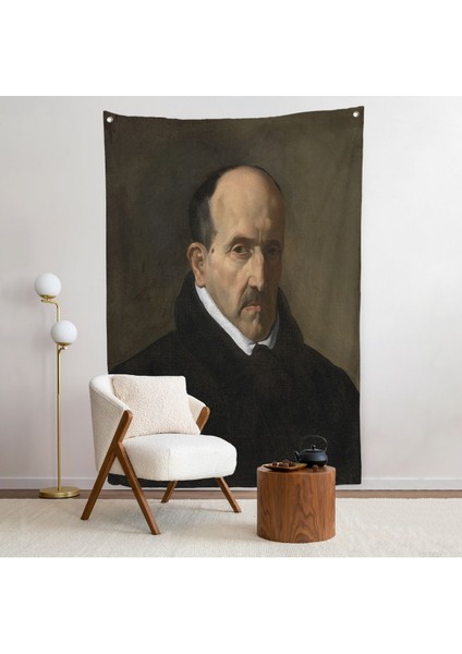 Velázquez - Şair Luis De Góngora Duvar ÖRTÜSÜ-7357