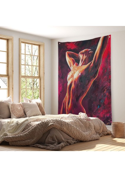 Dans Eden Kadın Dekoratif Duvar ÖRTÜSÜ-HALISI-6399