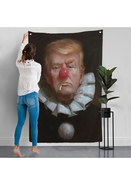 Palyaço Donald Trump Duvar ÖRTÜSÜ-7849 modelleri