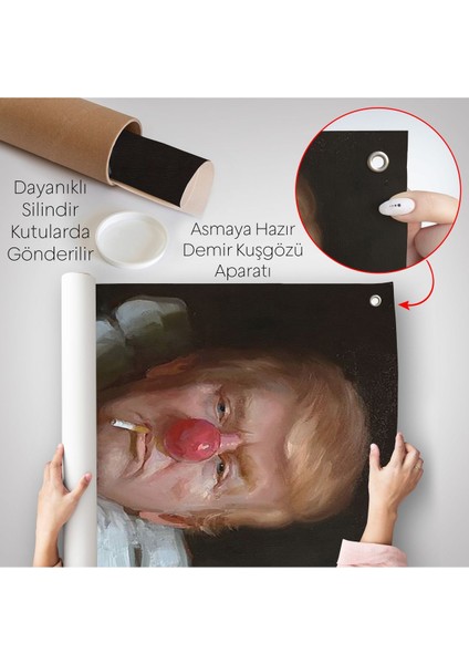 Palyaço Donald Trump Duvar ÖRTÜSÜ-7849 indirimleri