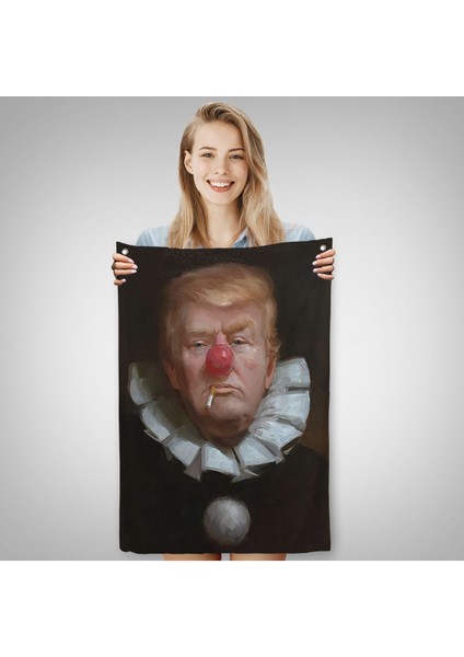Palyaço Donald Trump Duvar ÖRTÜSÜ-7849