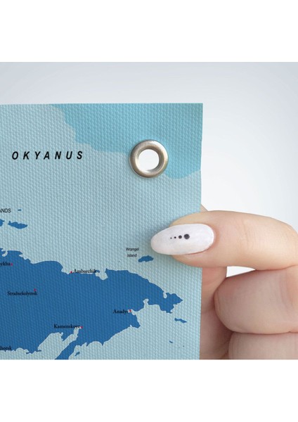 Türkçe Eğitici Ülke ve Başkent Okyanus Detaylı Atlas Dünya Haritası Duvar Örtüsü-Halısı 3866 fırsatları