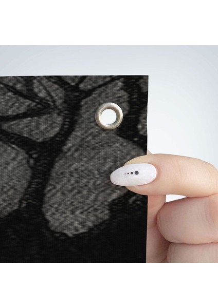 Karanlık Içindeki Korkunç Bir Çift Göz Duvar Örtüsü - HALISI-6288 fırsatları