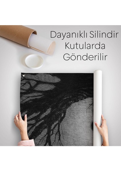 Karanlık Içindeki Korkunç Bir Çift Göz Duvar Örtüsü - HALISI-6288 indirimleri