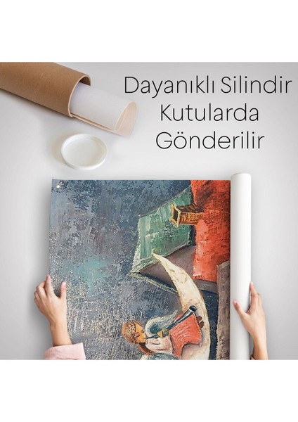 Gecenin Meleği Dekoratif Duvar Örtüsü - HALISI-6244 indirimleri