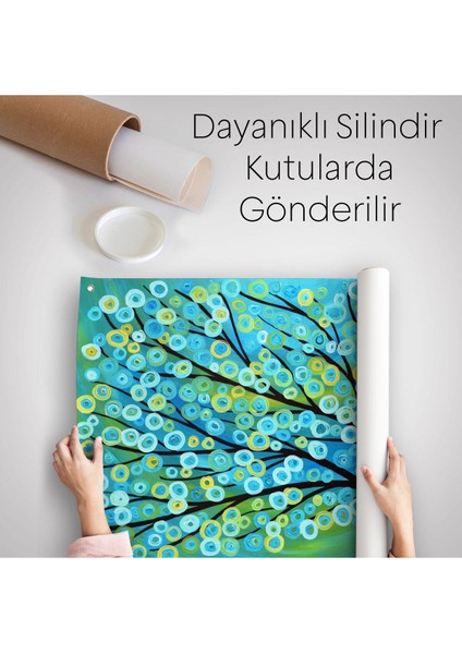 Sürreal Ağaçtaki Renkler Senfonisi Duvar ÖRTÜSÜ-HALISI-6628 indirimleri