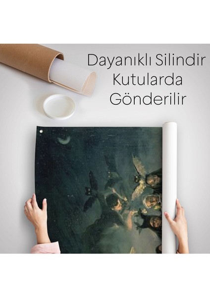 Madrid Ispanya Lázaro Galdiano Müzesindeki Francisco Goya'nın Büyü Duvar Örtüsü - HALISI-6252 indirimleri