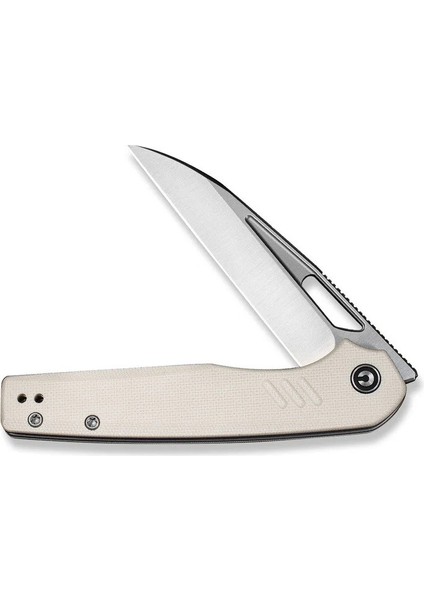 Guile Front Flipper & Thumb Hole Knife Ivory G10 Handle Satin Finished Çakı fırsatları