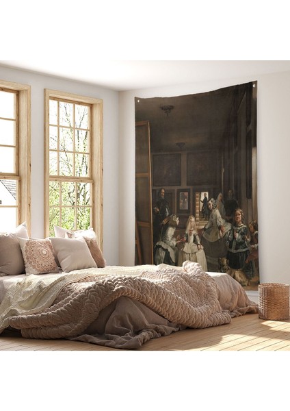 Las Meninas-Diego Velázquez Klasik Sanat Duvar Örtüsü - HALISI-5243
