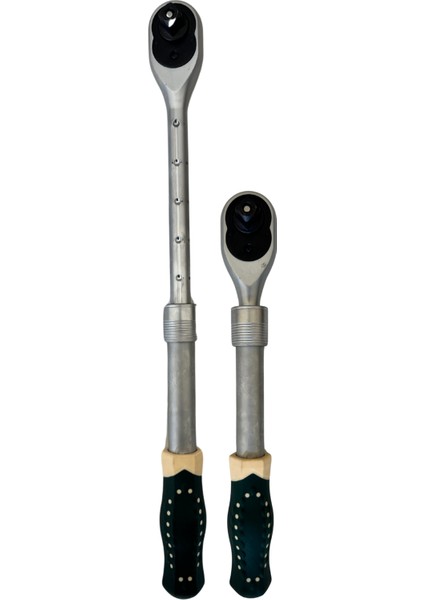 1/2" Uzatmalı Cırcır Kolu - 72 Diş