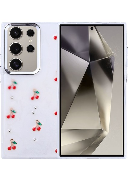 Samsung Galaxy S24 Ultra Uyumlu Kabartma Desenli Epoksili Kılıf