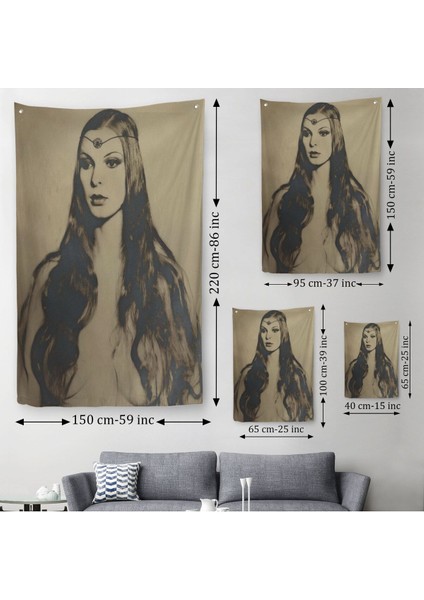 William Mortensen Circe Bir Sihir Tanrıçası Duvar Örtüsü - HALISI-5262 modelleri