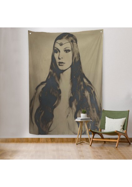 William Mortensen Circe Bir Sihir Tanrıçası Duvar Örtüsü - HALISI-5262