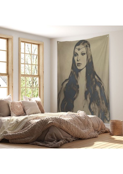William Mortensen Circe Bir Sihir Tanrıçası Duvar Örtüsü - HALISI-5262