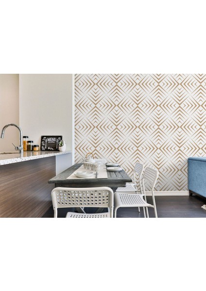 Yb Pastel Renkli Geometrik Desenli Duvar KAĞIDI-5792 indirimleri
