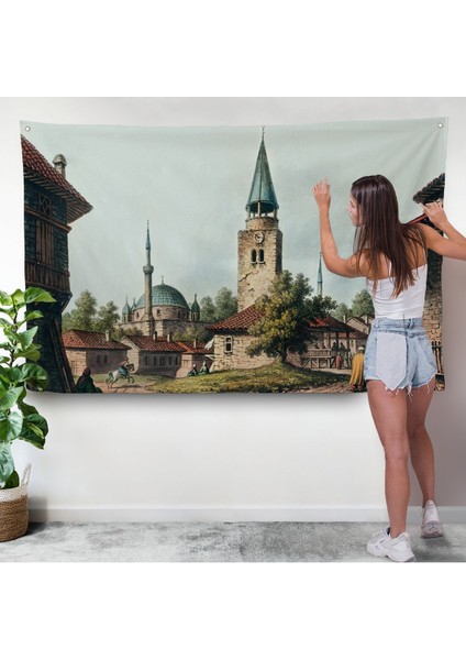 Luigi Mayer - Osmanlı Dönemi Bulgaristan Razgrad Kaskerat Duvar ÖRTÜSÜ-7038 modelleri