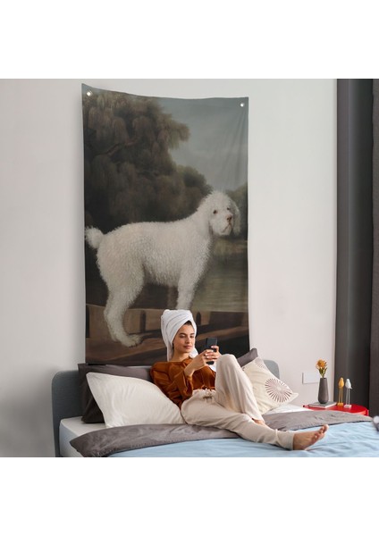 George Stubbs Beyaz Kaniş Duvar ÖRTÜSÜ-8034 fiyatları