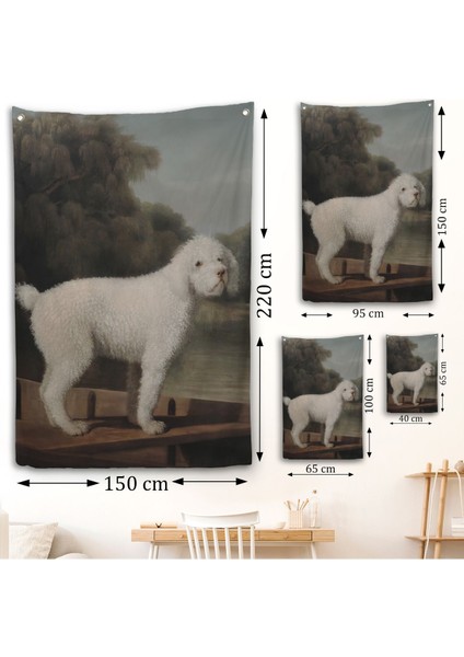 George Stubbs Beyaz Kaniş Duvar ÖRTÜSÜ-8034 fırsatları