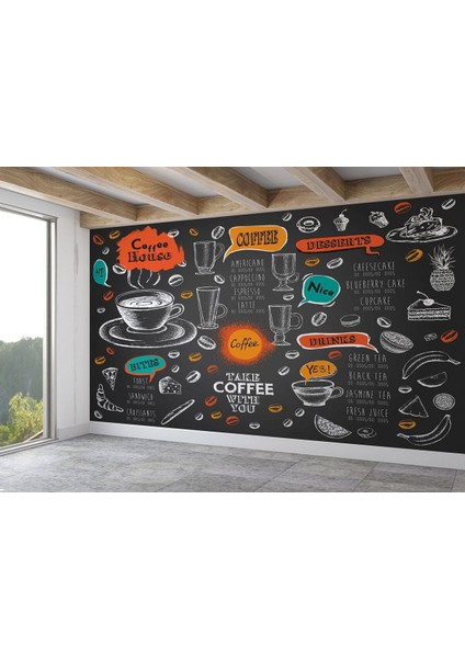 Mutfak Cafe ve Restoran Için Modern Duvar KAĞIDI-5764 fiyatları