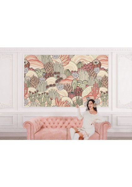 Kaktüs Desenli Duvar KAĞIDI-5741 modelleri