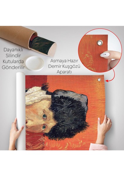 Vincent Van Gogh - Kulakları Bandajlı Portre Duvar ÖRTÜSÜ-7470 indirimleri