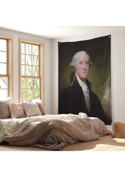Amerika Birleşik Devletleri Kurucusu George Washington Duvar ÖRTÜSÜ-HALISI-6411