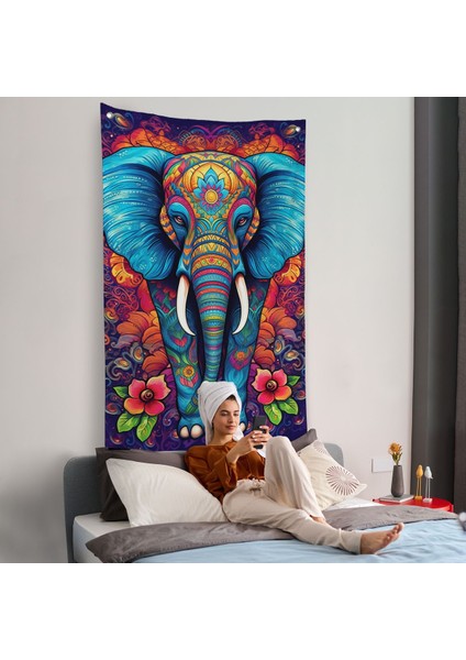 Fil Mandala Duvar ÖRTÜSÜ-7526 fiyatları