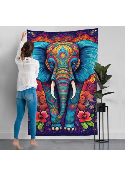 Fil Mandala Duvar ÖRTÜSÜ-7526 modelleri