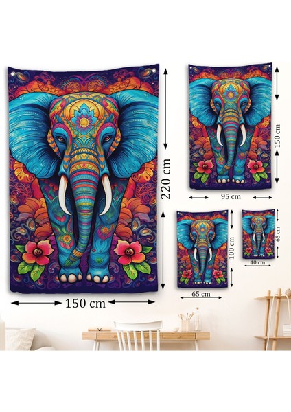 Fil Mandala Duvar ÖRTÜSÜ-7526 fırsatları