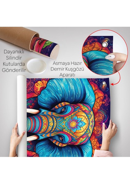 Fil Mandala Duvar ÖRTÜSÜ-7526 indirimleri