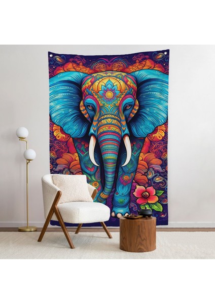 Fil Mandala Duvar ÖRTÜSÜ-7526