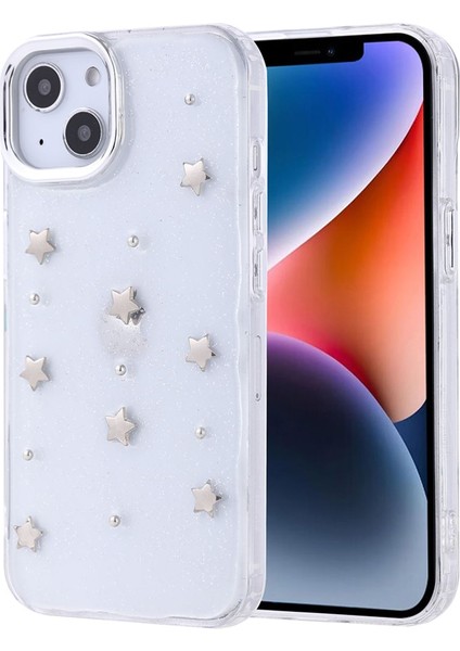 Iphone 13 Uyumlu Kabartma Desenli Epoksili Kılıf