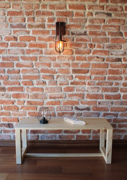 Masif Doğal Ahşap Iskandinav Stil Ham Renk Dikdörtgen Orta Sehpa fiyatları